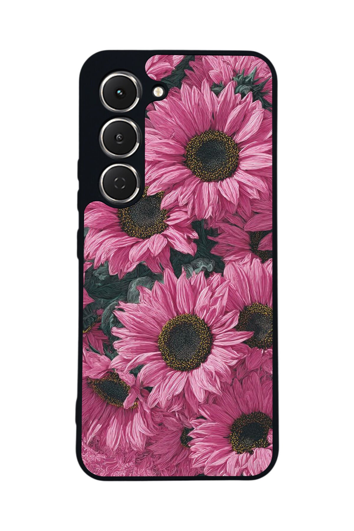 Tecno Spark 40 Pro Uyumlu Cicek Tasarımlı Glossy Premium Kılıf