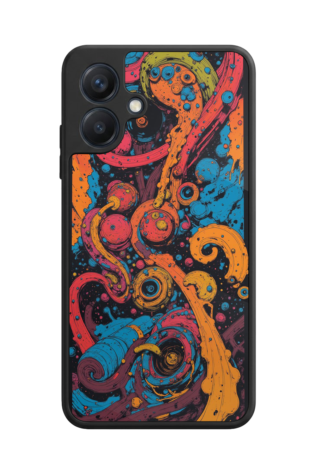 Samsung Galaxy A07 Uyumlu Abstract Tasarımlı Glossy Premium Kılıf