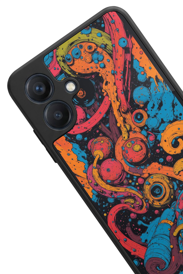 Samsung Galaxy A07 Uyumlu Abstract Tasarımlı Glossy Premium Kılıf