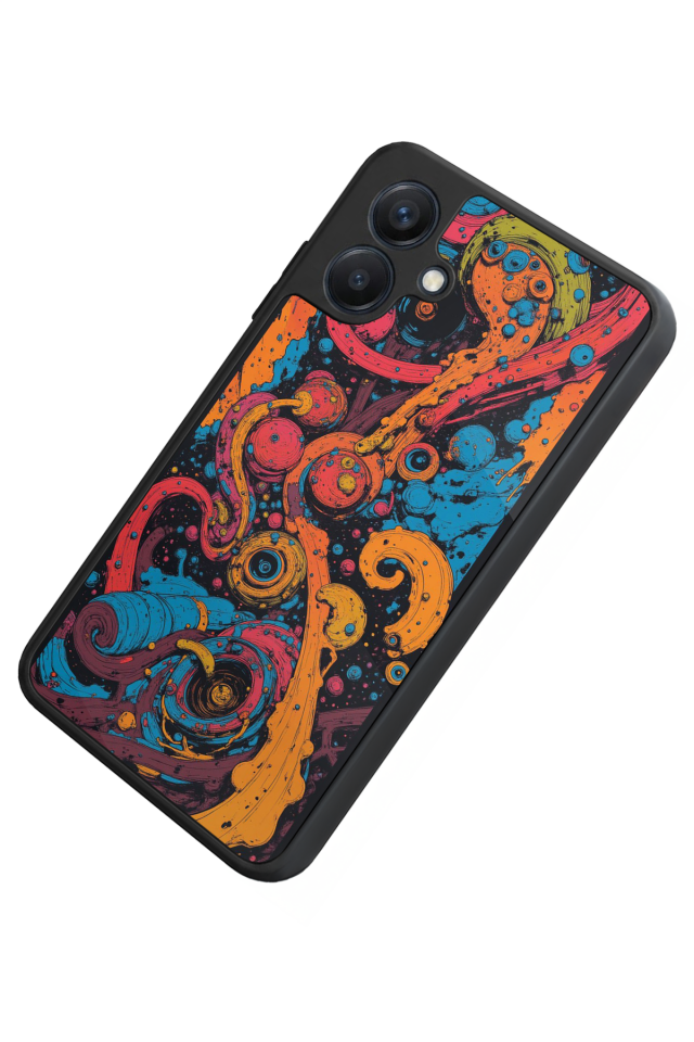 Samsung Galaxy A07 Uyumlu Abstract Tasarımlı Glossy Premium Kılıf
