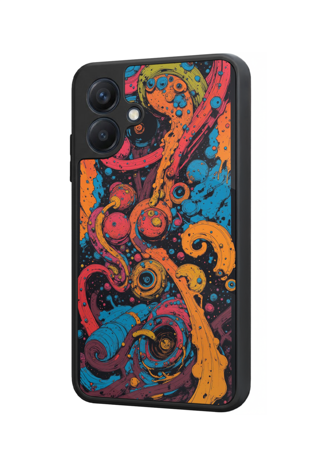 Samsung Galaxy A07 Uyumlu Abstract Tasarımlı Glossy Premium Kılıf