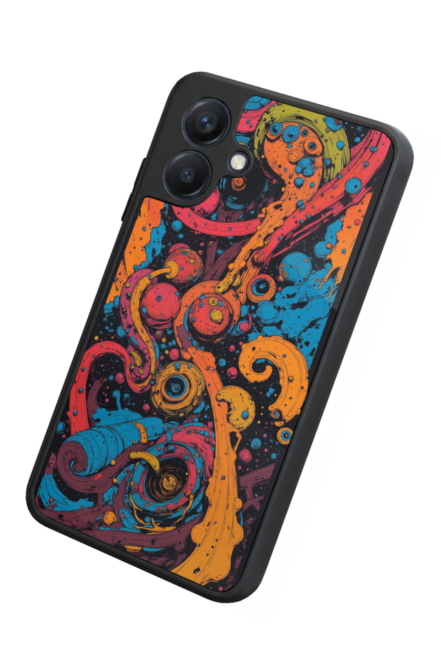 Samsung Galaxy A07 Uyumlu Abstract Tasarımlı Glossy Premium Kılıf