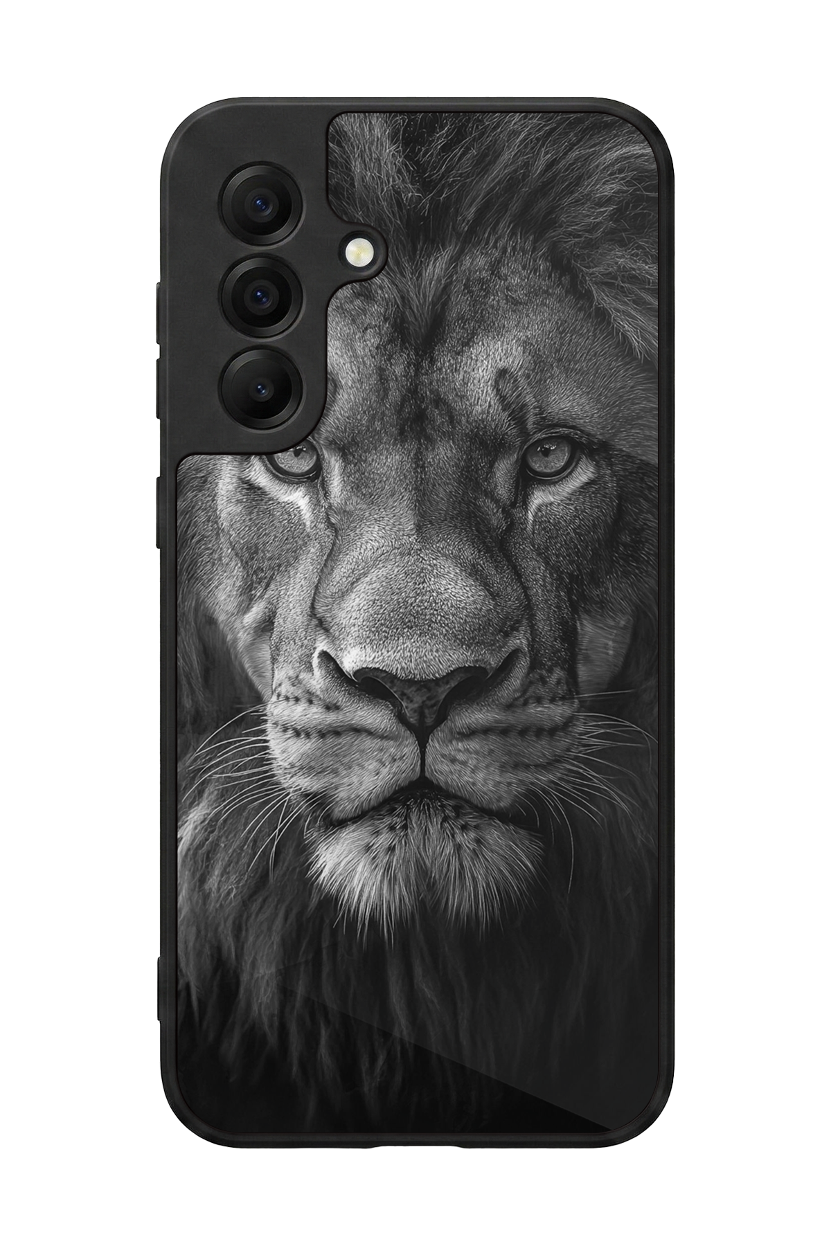 Samsung Galaxy A17 Uyumlu Aslan Tasarımlı Glossy Premium Kılıf