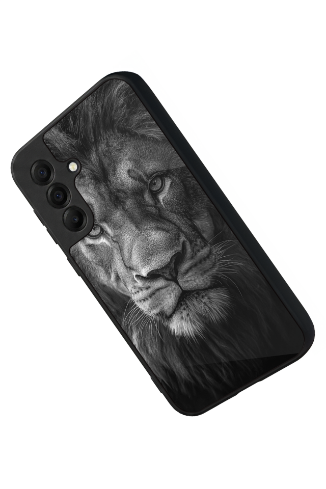 Samsung Galaxy A17 Uyumlu Aslan Tasarımlı Glossy Premium Kılıf