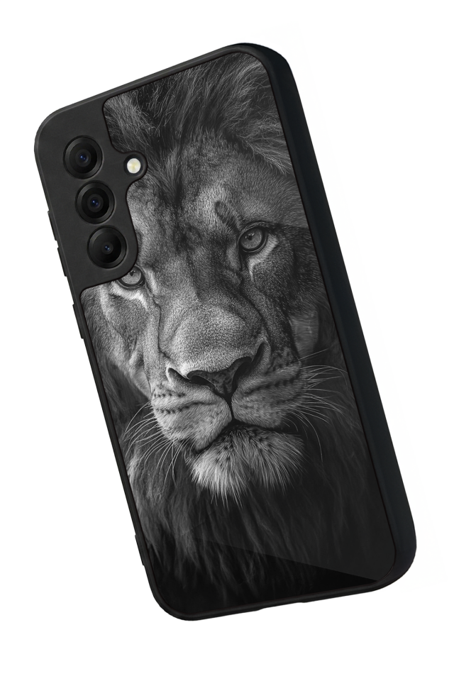 Samsung Galaxy A17 Uyumlu Aslan Tasarımlı Glossy Premium Kılıf