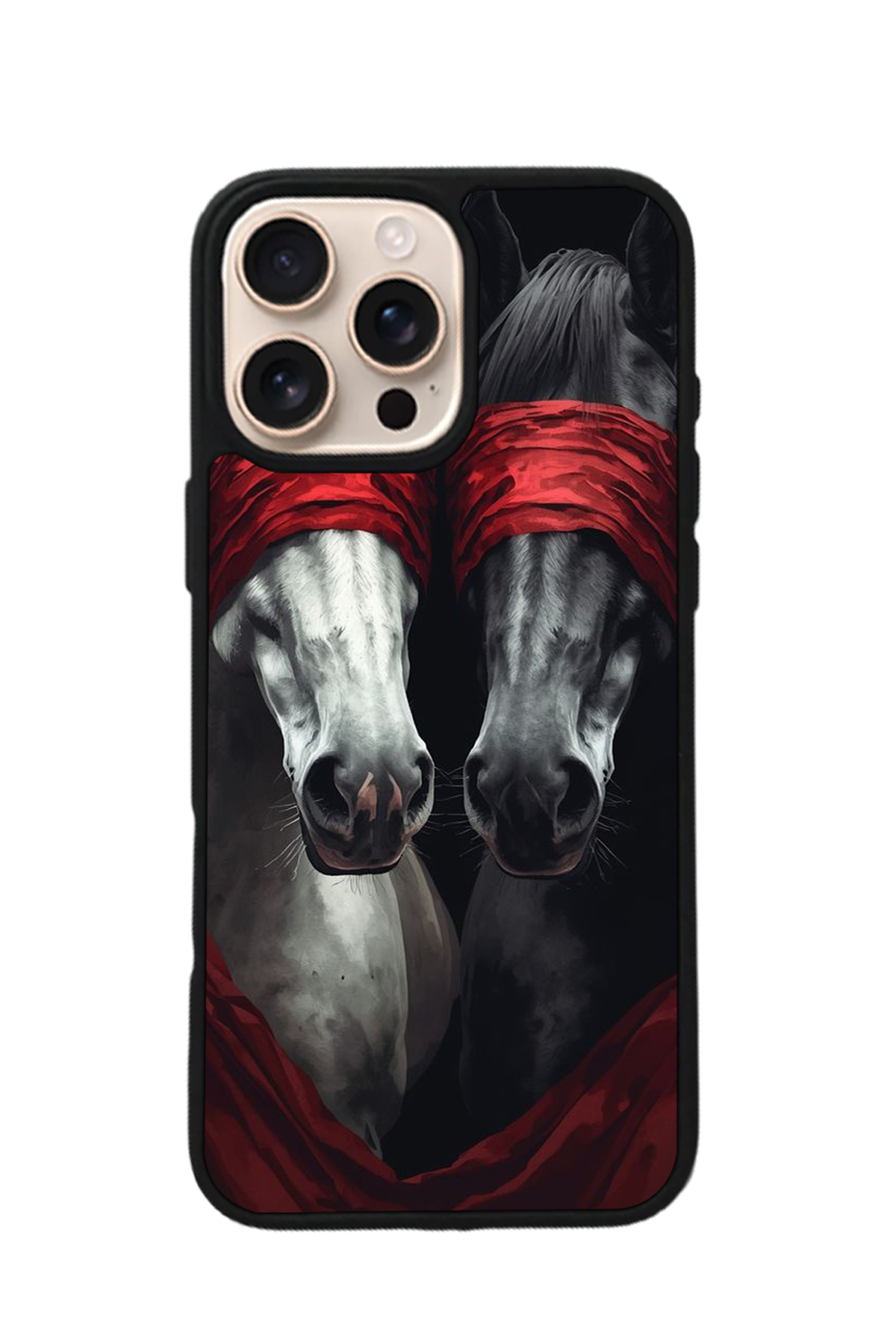 iPhone 16 Pro Max Uyumlu At Horse Tasarımlı Glossy Premium Kılıf