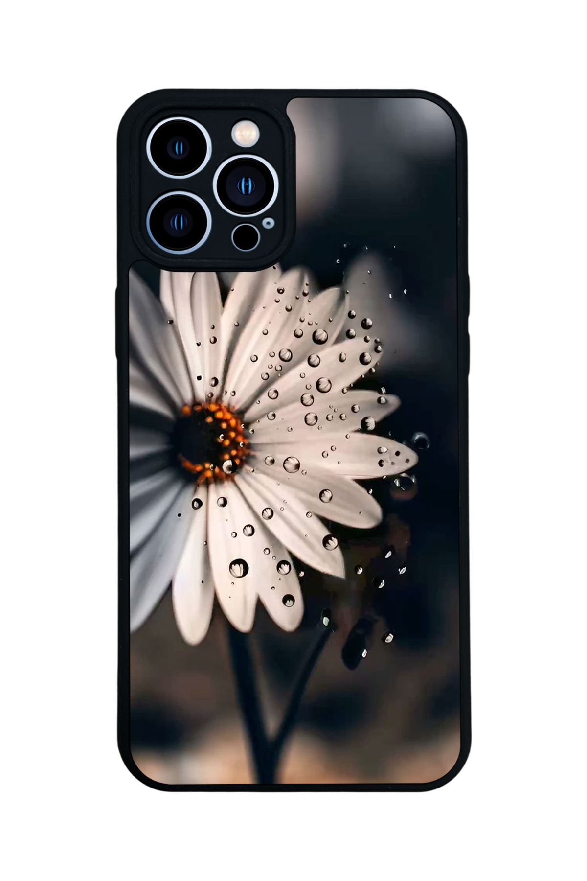 iPhone 13 Pro Max Uyumlu Cicek Tasarımlı Glossy Premium Kılıf