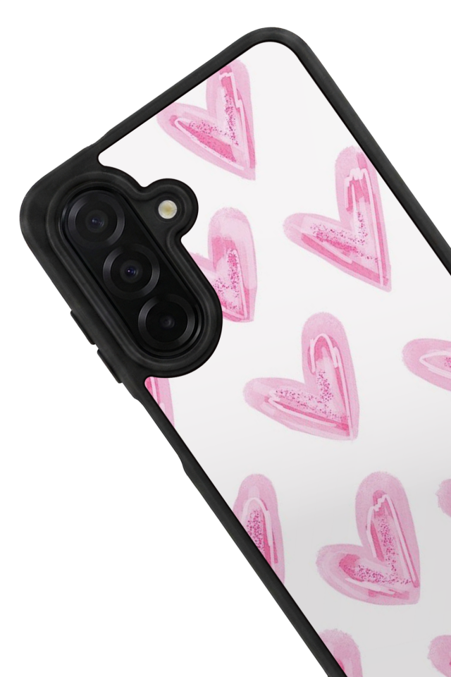 Samsung Galaxy A36 Uyumlu Kalp Love Tasarımlı Glossy Premium Kılıf