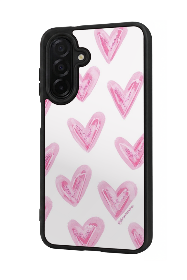 Samsung Galaxy A36 Uyumlu Kalp Love Tasarımlı Glossy Premium Kılıf
