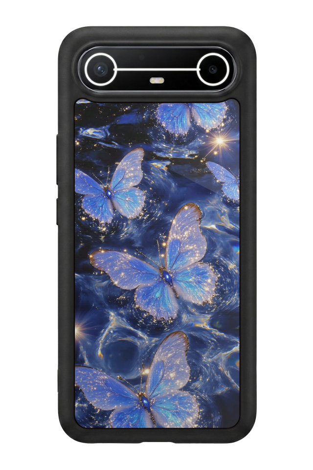 Tecno Spark Slim 5G Uyumlu Kelebek Tasarımlı Glossy Premium Kılıf