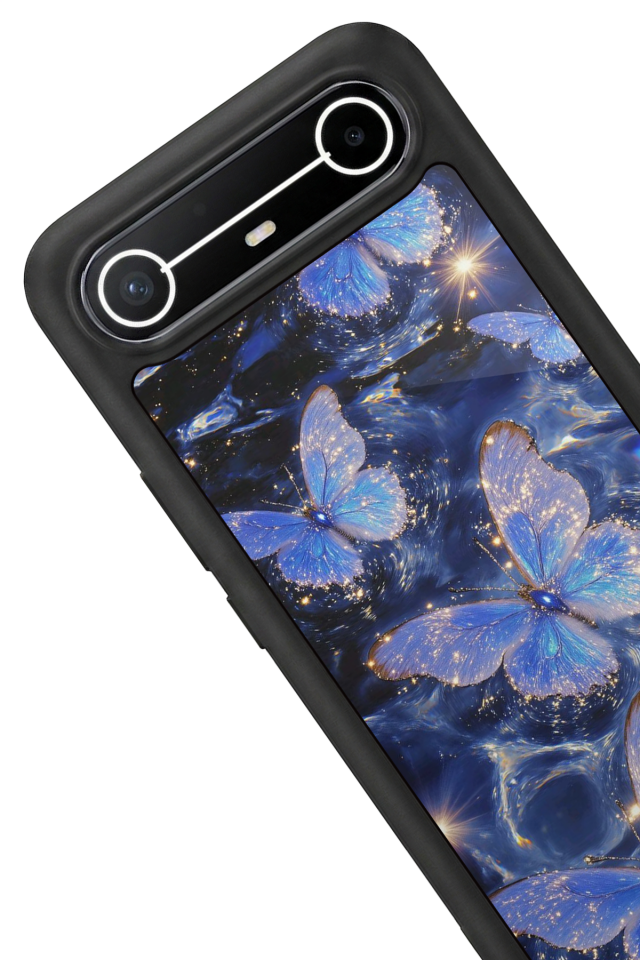 Tecno Spark Slim 5G Uyumlu Kelebek Tasarımlı Glossy Premium Kılıf
