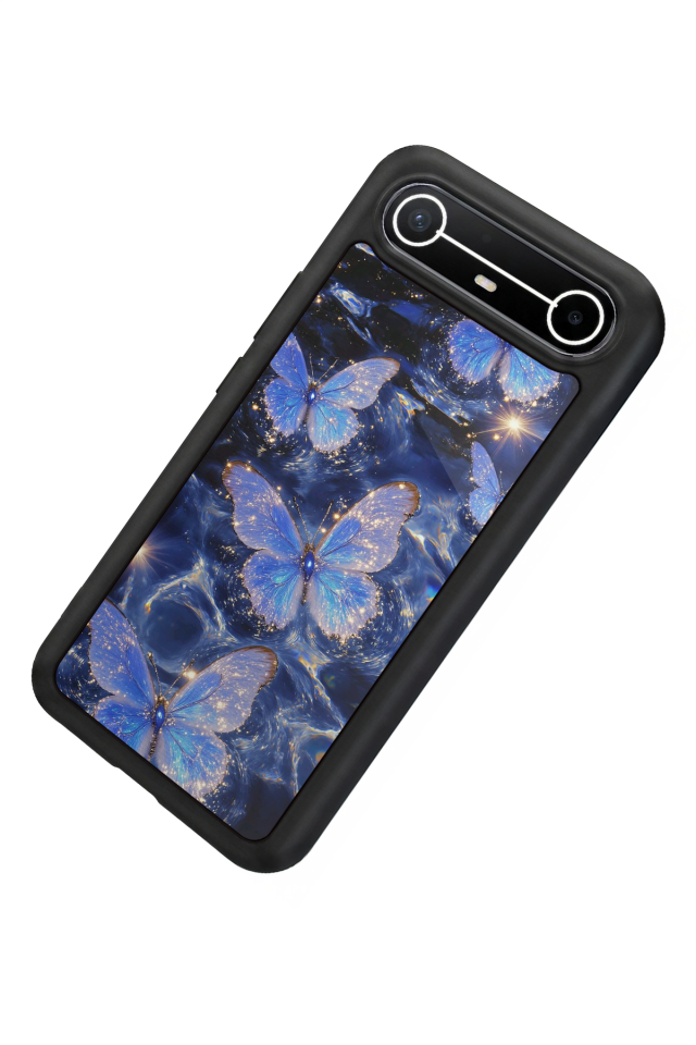 Tecno Spark Slim 5G Uyumlu Kelebek Tasarımlı Glossy Premium Kılıf