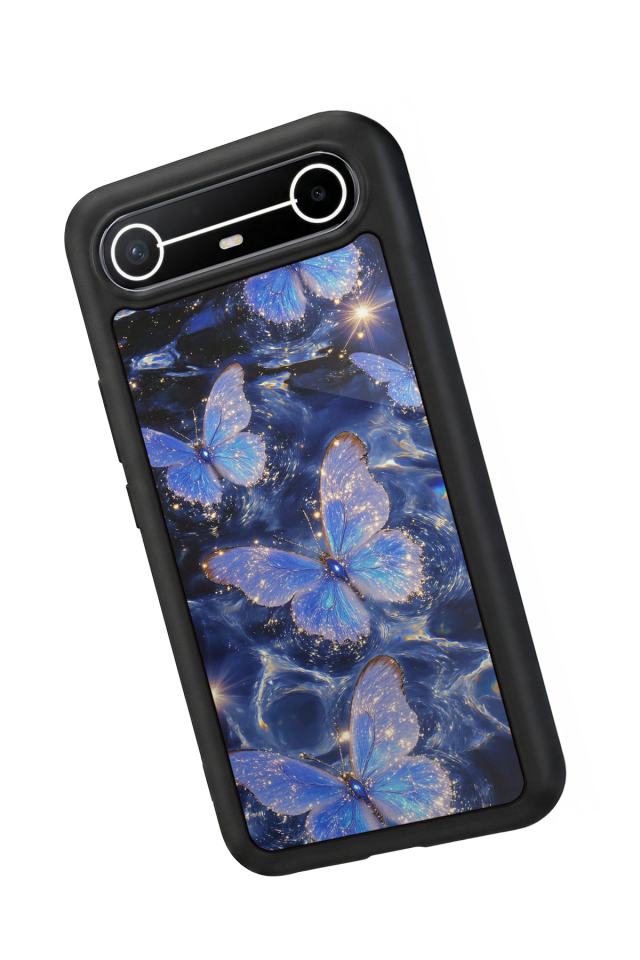 Tecno Spark Slim 5G Uyumlu Kelebek Tasarımlı Glossy Premium Kılıf