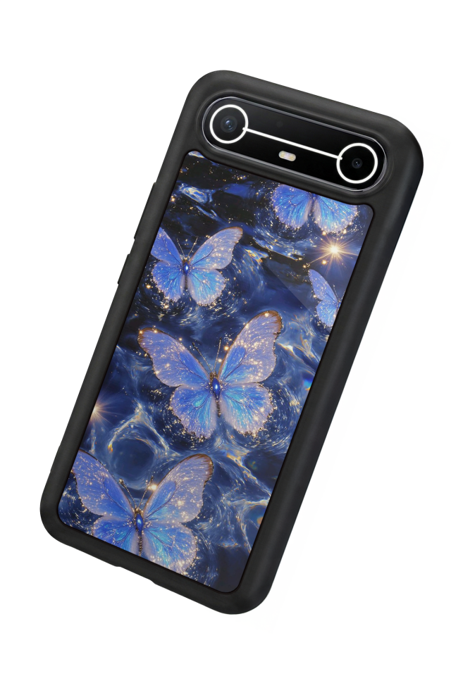 Tecno Spark Slim 5G Uyumlu Kelebek Tasarımlı Glossy Premium Kılıf