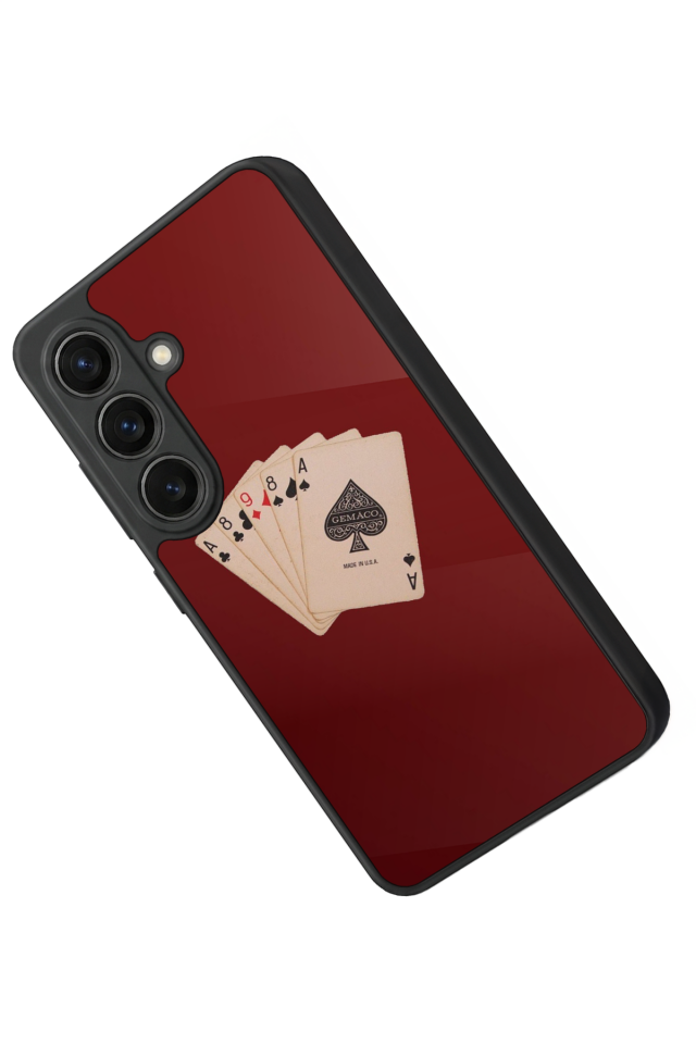 Samsung Galaxy S26 Uyumlu Kirmizi Tasarımlı Glossy Premium Kılıf