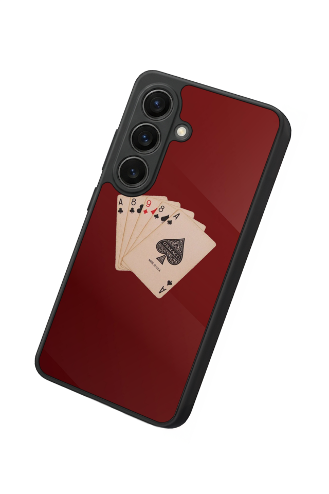 Samsung Galaxy S26 Uyumlu Kirmizi Tasarımlı Glossy Premium Kılıf