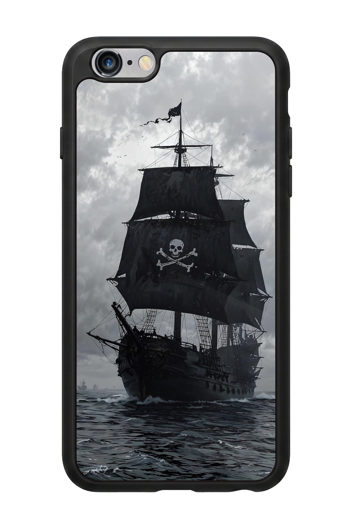 iPhone 6s Plus Uyumlu Korsan Tasarımlı Glossy Premium Kılıf