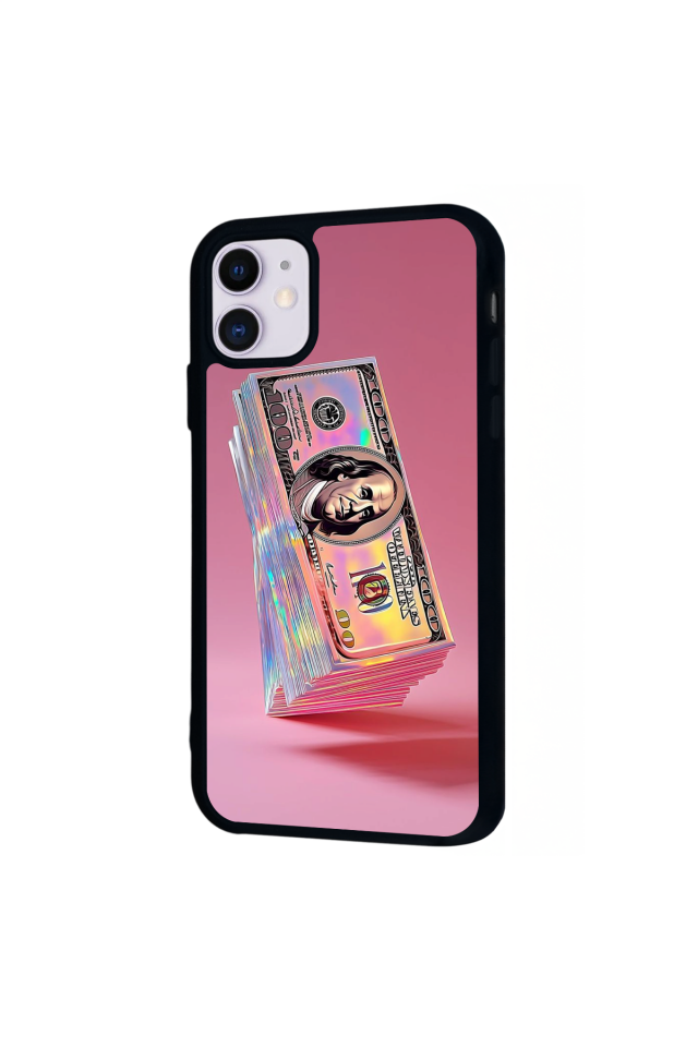 iPhone 11 Uyumlu Money Para Tasarımlı Glossy Premium Kılıf