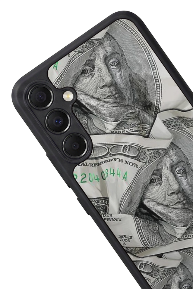 Samsung Galaxy M34 Uyumlu Money Para Tasarımlı Glossy Premium Kılıf