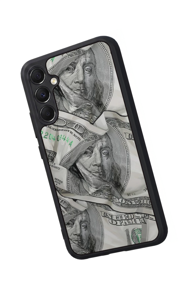 Samsung Galaxy M34 Uyumlu Money Para Tasarımlı Glossy Premium Kılıf