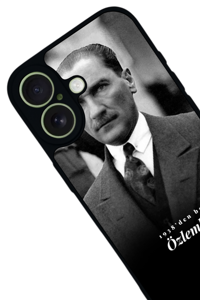 iPhone 17 Uyumlu Mustafa Kemal Ataturk Tasarımlı Glossy Premium Kılıf