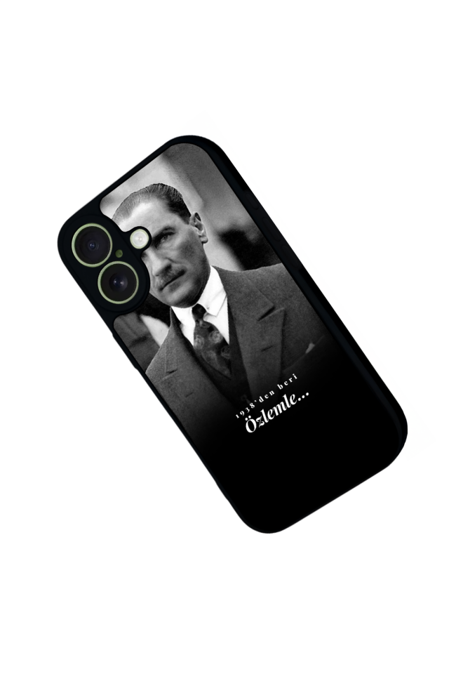 iPhone 17 Uyumlu Mustafa Kemal Ataturk Tasarımlı Glossy Premium Kılıf