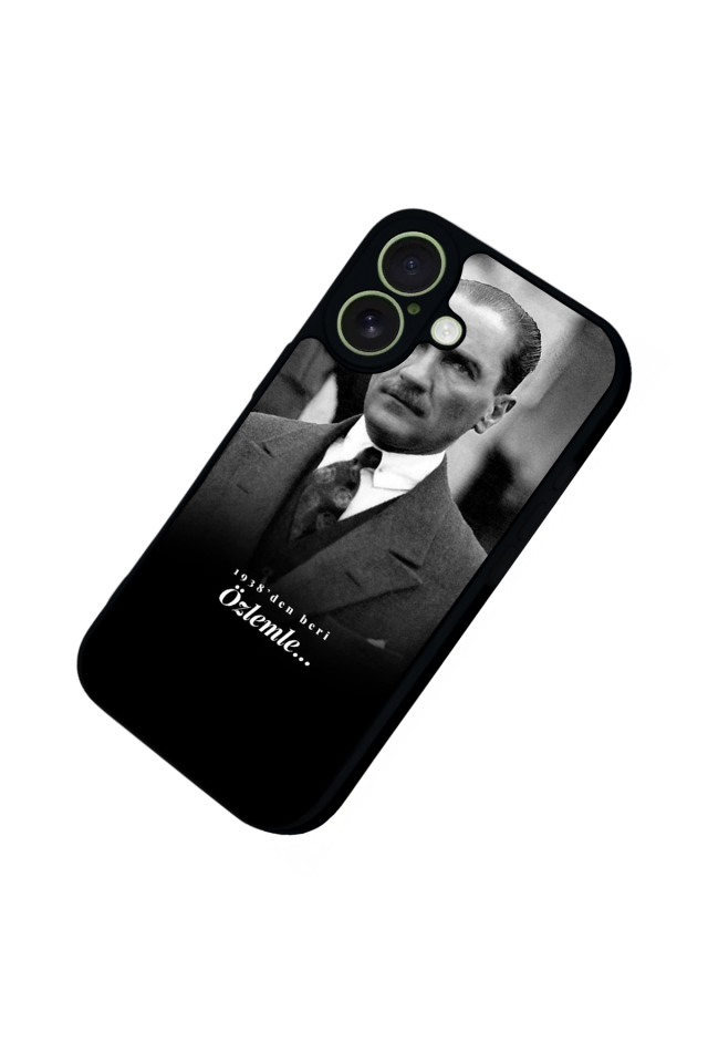 iPhone 17 Uyumlu Mustafa Kemal Ataturk Tasarımlı Glossy Premium Kılıf