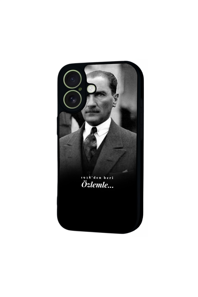 iPhone 17 Uyumlu Mustafa Kemal Ataturk Tasarımlı Glossy Premium Kılıf