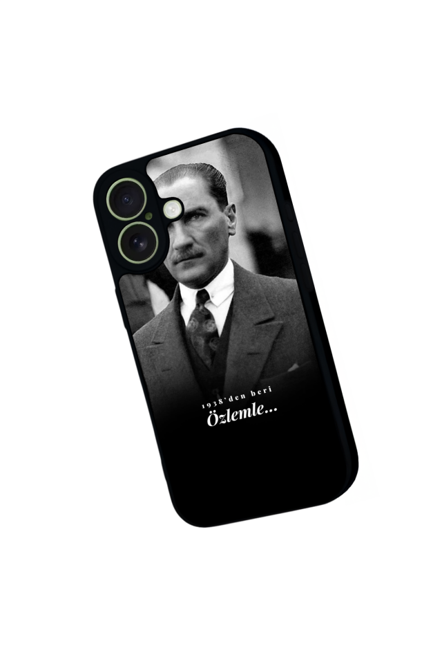iPhone 17 Uyumlu Mustafa Kemal Ataturk Tasarımlı Glossy Premium Kılıf