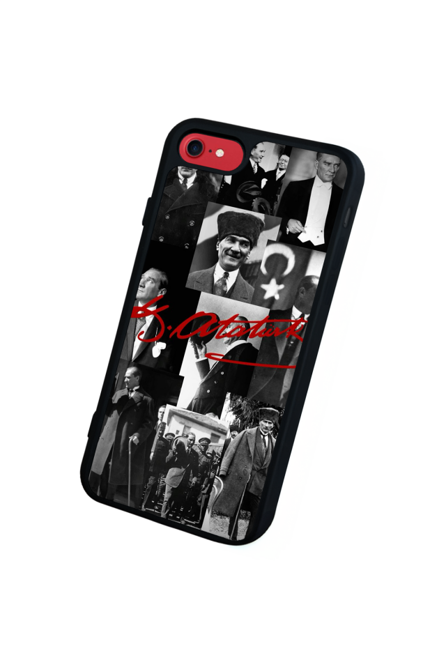 iPhone 7 Uyumlu Mustafa Kemal Ataturk Tasarımlı Glossy Premium Kılıf