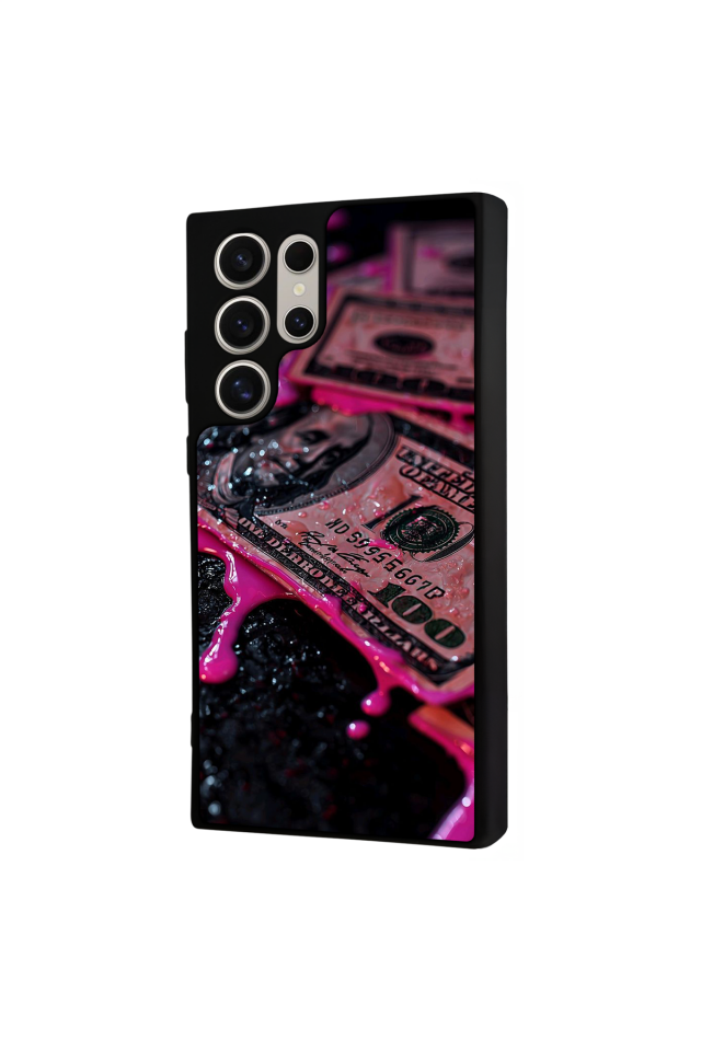 Samsung Galaxy S22 Ultra Uyumlu Para Tasarımlı Glossy Premium Kılıf