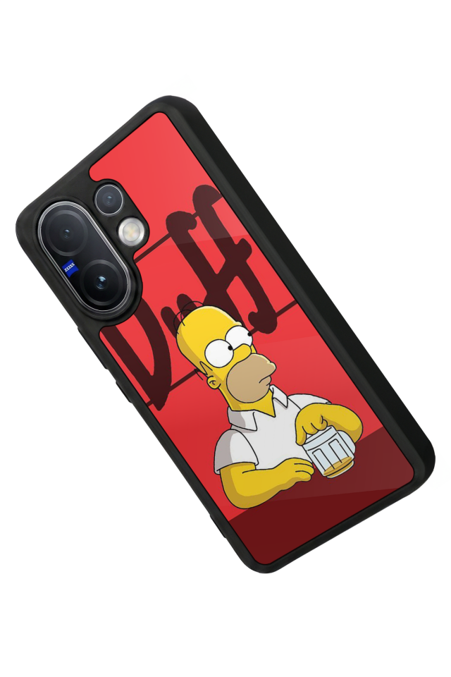 Vivo V60 Uyumlu The Simpsons Tasarımlı Glossy Premium Kılıf