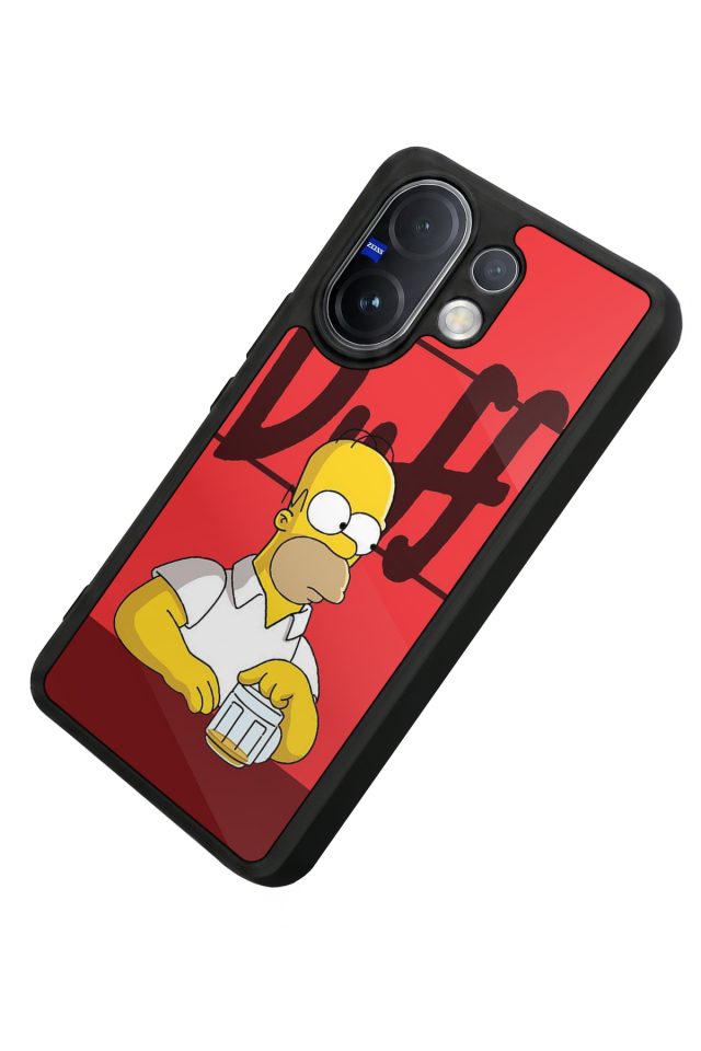 Vivo V60 Uyumlu The Simpsons Tasarımlı Glossy Premium Kılıf
