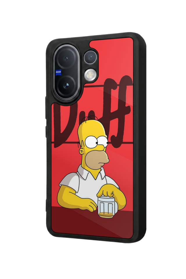 Vivo V60 Uyumlu The Simpsons Tasarımlı Glossy Premium Kılıf
