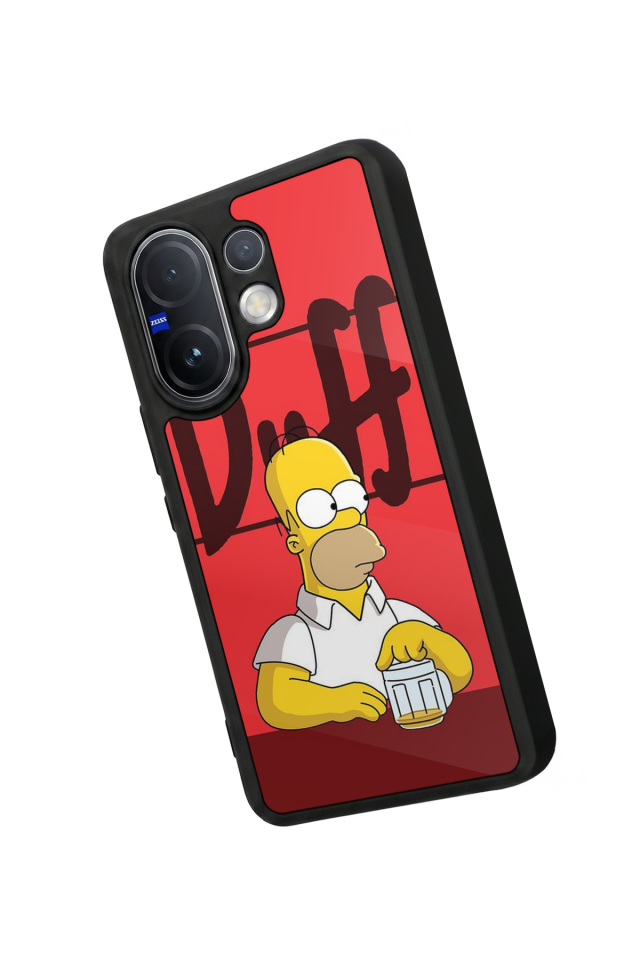 Vivo V60 Uyumlu The Simpsons Tasarımlı Glossy Premium Kılıf