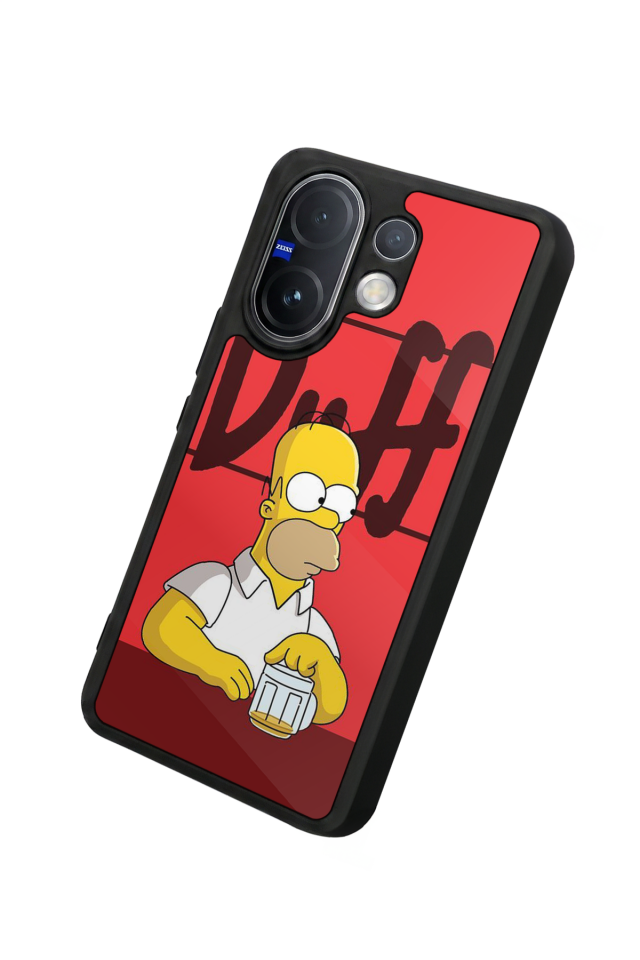 Vivo V60 Uyumlu The Simpsons Tasarımlı Glossy Premium Kılıf
