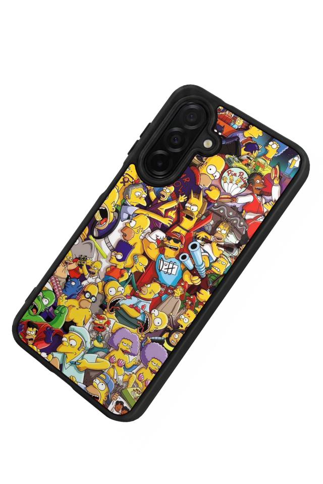 Samsung Galaxy A56 Uyumlu The Simpsons Tasarımlı Glossy Premium Kılıf
