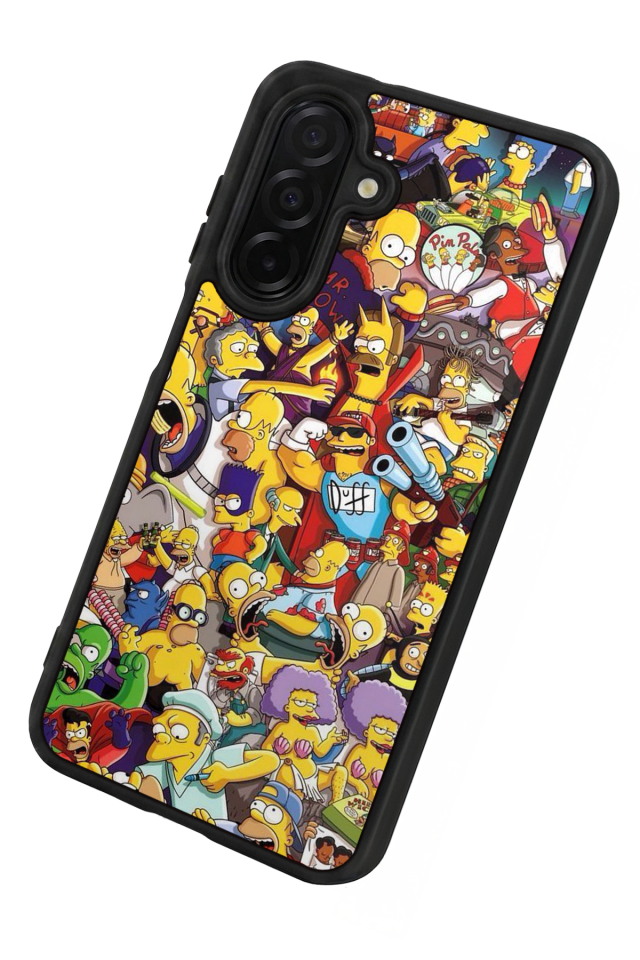 Samsung Galaxy A56 Uyumlu The Simpsons Tasarımlı Glossy Premium Kılıf