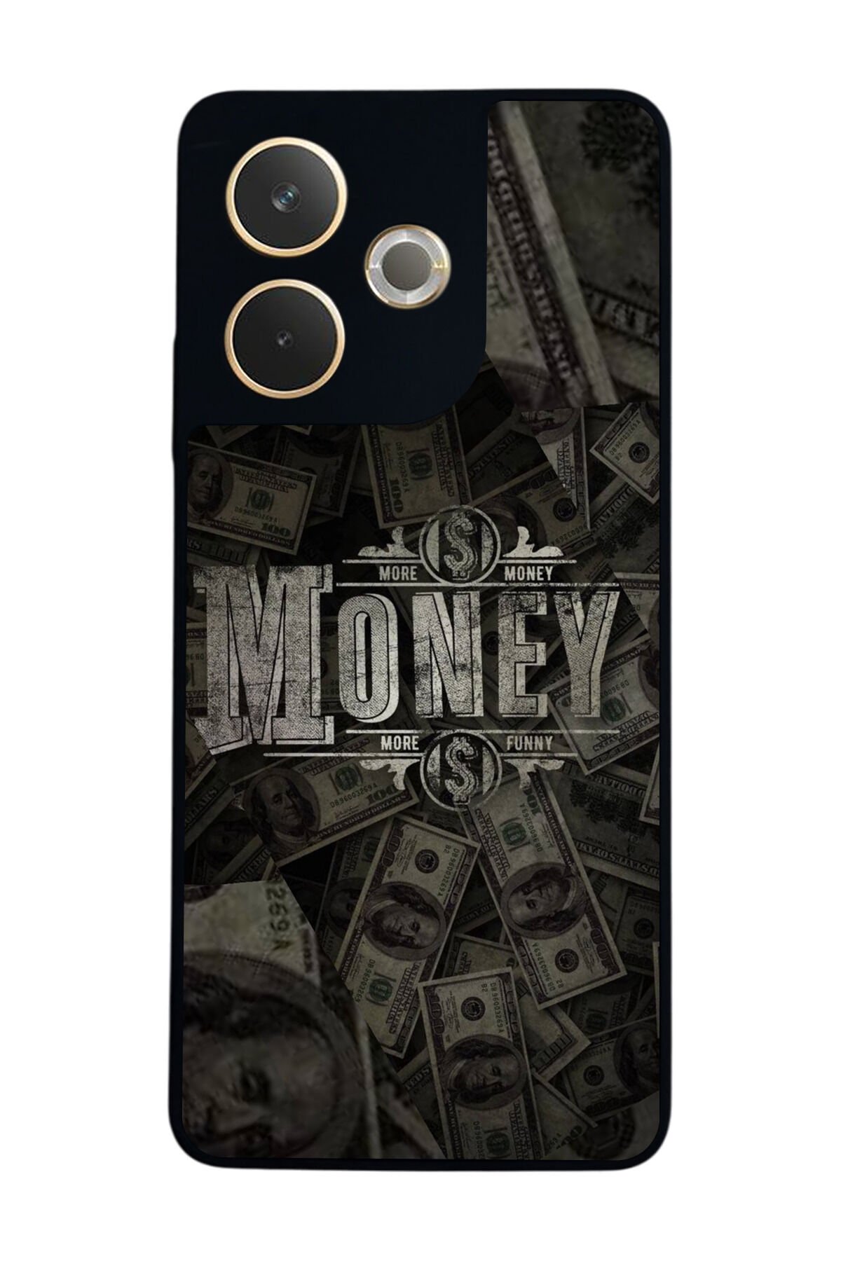 Oppo A5 Pro Uyumlu Money Para Tasarımlı Glossy Premium Kılıf