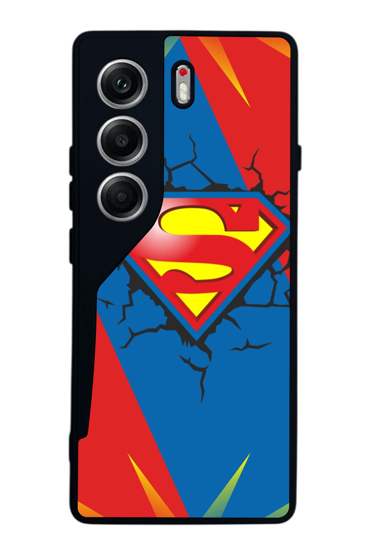 Tecno Camon 40 Uyumlu Superman Tasarımlı Glossy Premium Kılıf