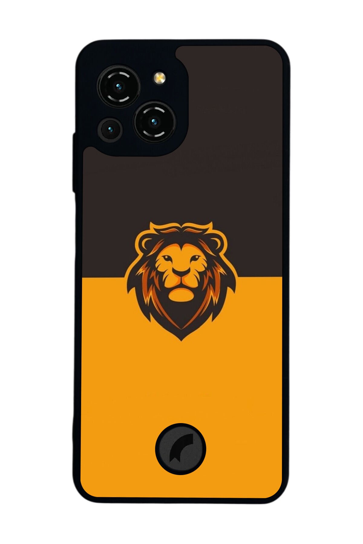 Reeder S23 Pro Max Uyumlu Aslan Tasarımlı Glossy Premium Kılıf