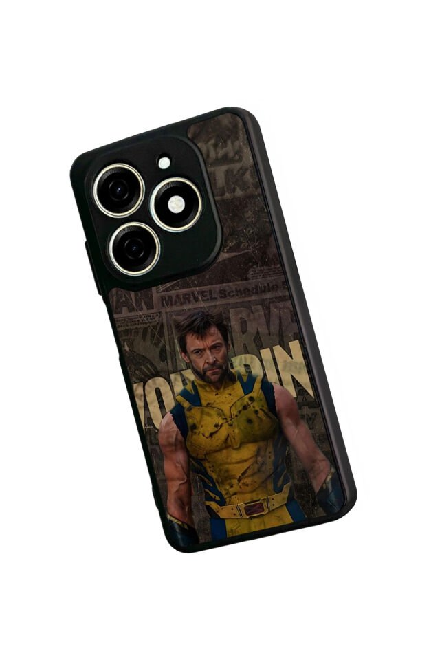 Infınıx Smart 8 Pro Uyumlu Wolverine Tasarımlı Glossy Premium Kılıf