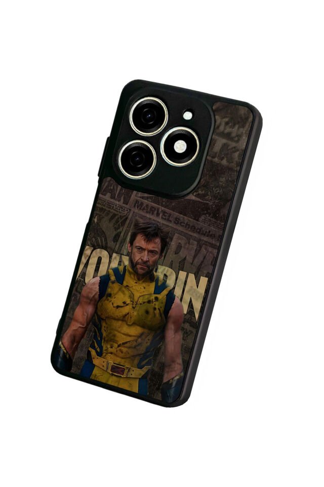 Infınıx Smart 8 Pro Uyumlu Wolverine Tasarımlı Glossy Premium Kılıf