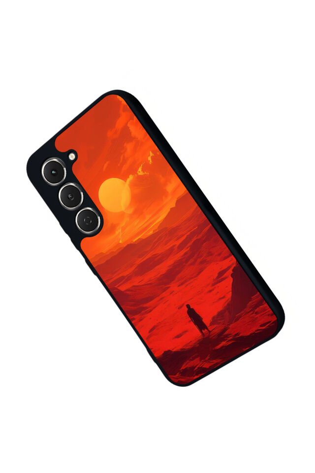 Tecno Spark 40 Pro Uyumlu Güneş Tasarımlı Glossy Premium Kılıf