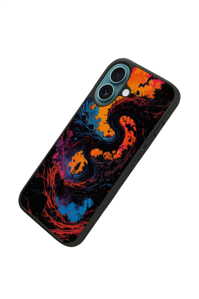 iPhone 16 Uyumlu Abstract Tasarımlı Glossy Premium Kılıf