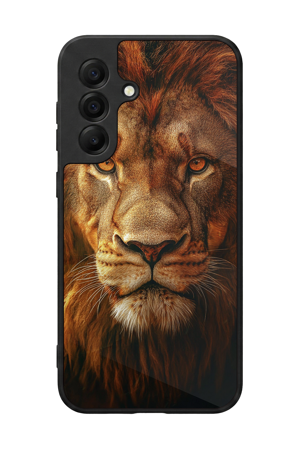 Samsung Galaxy A17 Uyumlu Aslan Tasarımlı Glossy Premium Kılıf
