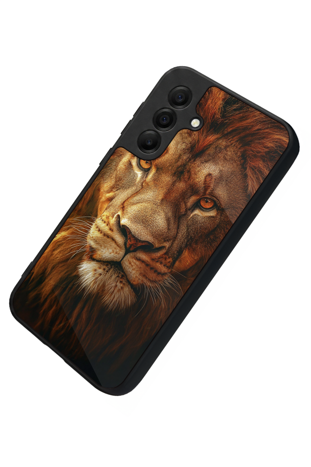 Samsung Galaxy A17 Uyumlu Aslan Tasarımlı Glossy Premium Kılıf
