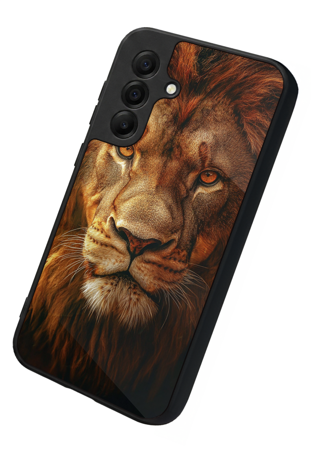 Samsung Galaxy A17 Uyumlu Aslan Tasarımlı Glossy Premium Kılıf