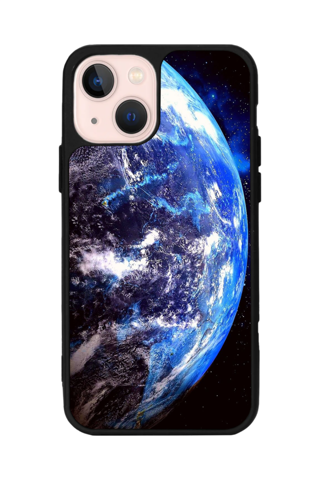 iPhone 13 Mini Uyumlu Ay Tasarımlı Glossy Premium Kılıf