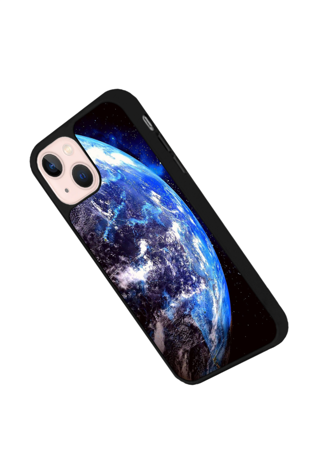 iPhone 13 Mini Uyumlu Ay Tasarımlı Glossy Premium Kılıf